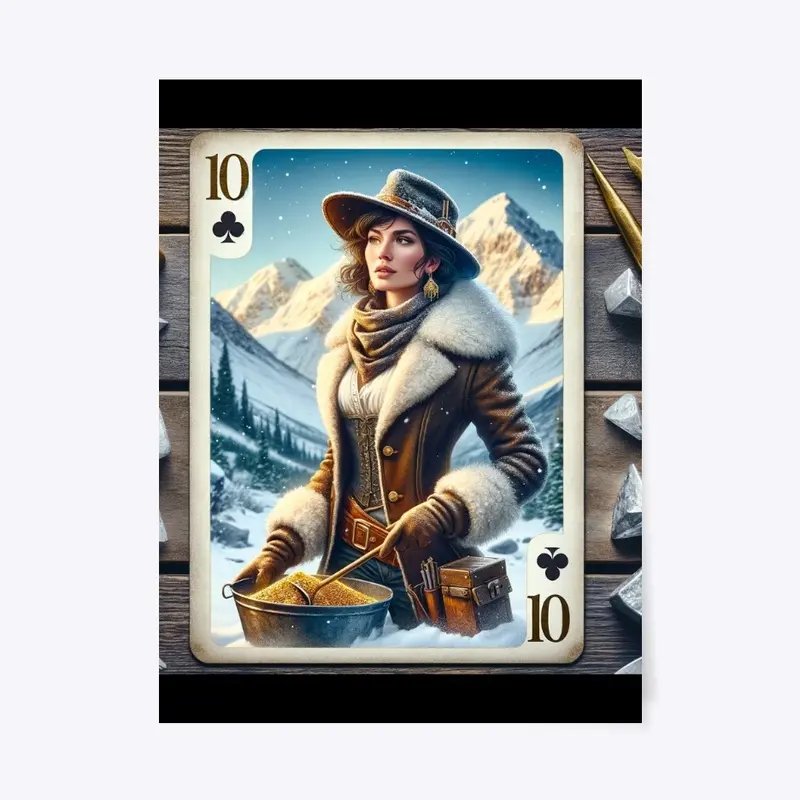 Gold Rush Elegance Poster